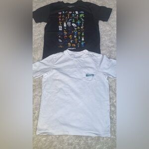 Vineyard Vines Kids White Graphic T-Shirt size medium